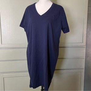 Women’s Navy Blue T Shirt Dress size XL